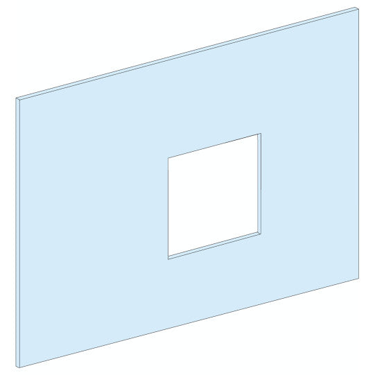 Schneider Electric Prisma Prisma - System G - front plate for NSX630 horis. - manual - 03296