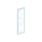 Schneider Electric Prisma IP30 transparent door, W = 800 mm - 08538
