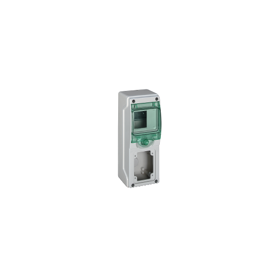 Schneider Electric Mureva Mureva - for plug and socket - 1 openings - 1 x 4 modules - 1 terminal block - 13150M