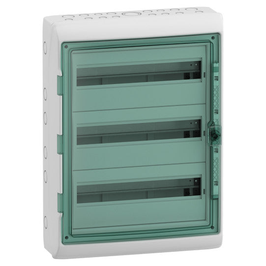 Schneider Electric Mureva Mureva - for modular device - 3 x 18 modules - 2 terminal blocks - 13967M
