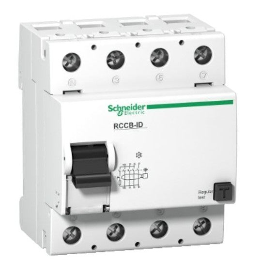 Schneider Electric SCHNEIDER residual current circuit breaker ID - 4 poles - 125 A - class A 300 mA - 16926