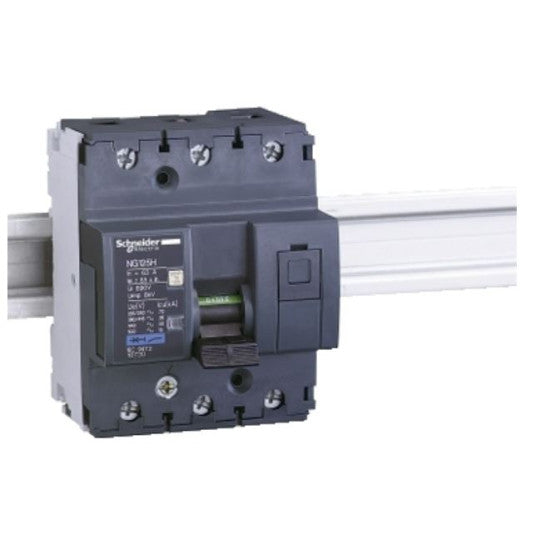 Schneider Electric Acti 9 Miniature circuit-breaker, Acti9 NG125H, 3P, 16 A, C curve, 36 kA (IEC 60947-2) - 18724