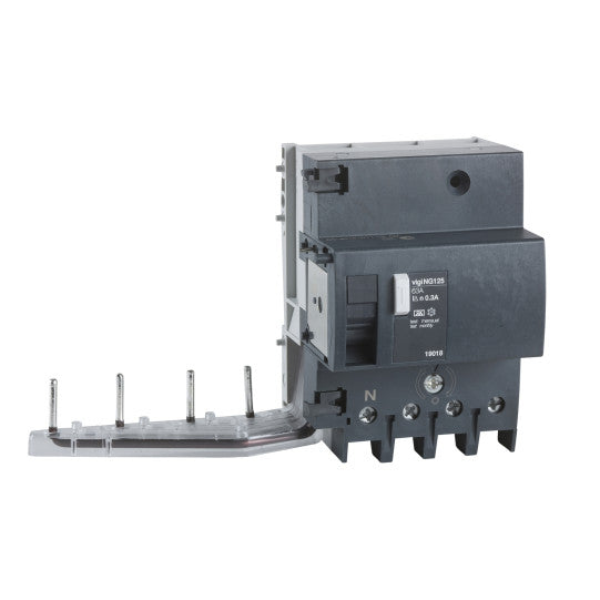 Schneider Electric SCHNEIDER NG125 - earth leakage add-on block - Vigi NG125 - 4P - 125A - 30mA - 19041
