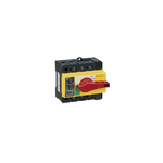 Schneider Electric SCHNEIDER switch disconnector, Compact INS63, 63A, with red rotary handle and yellow front, 3 poles - 28918