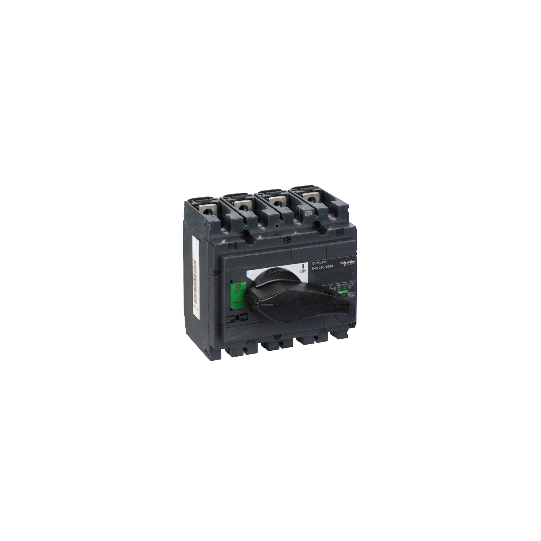 Schneider Electric Compact switch disconnector, Compact INS250-100 , 100 A, standard version with black rotary handle, 4 poles - 31101