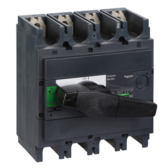 Schneider Electric Compact switch disconnector, Compact INS630 , 630 A, standard version with black rotary handle, 4 poles - 31115