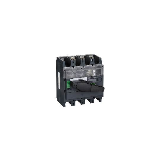 Schneider Electric SCHNEIDER switch disconnector, Compact INV500, visible break, 500 A, standard version with black rotary handle, 3 poles - 31172