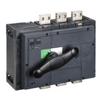 Schneider Electric Compact switch disconnector, Compact INS1000 , 1000 A, standard version with black rotary handle, 3 poles - 31332