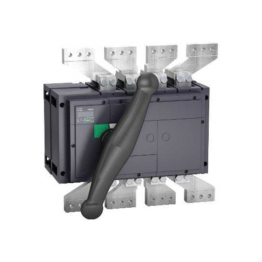 Schneider Electric Compact switch disconnector, Compact INS2000 , 2000 A, standard version with black rotary handle, 4 poles - 31339