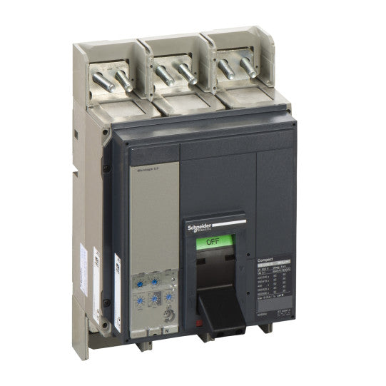 Schneider Electric SCHNEIDER circuit breaker ComPact NS1250N, 50 kA at 415 VAC, Micrologic 5.0 trip unit, 1250 A, fixed,3 poles 3d - 33564