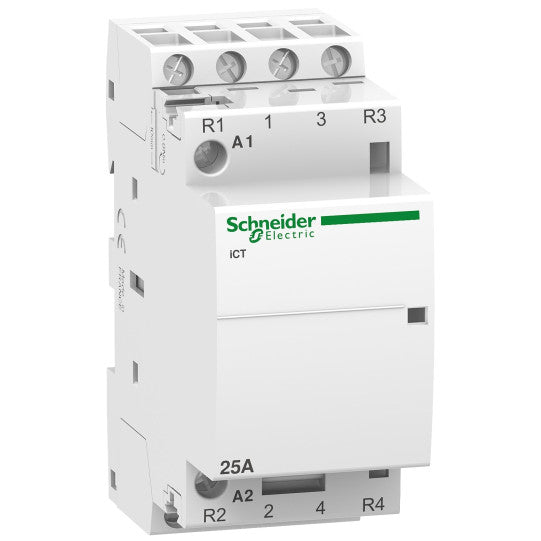 Schneider Electric Acti 9 iCT 25A 2NO 2NC 220...240V 50Hz contactor - A9C20838