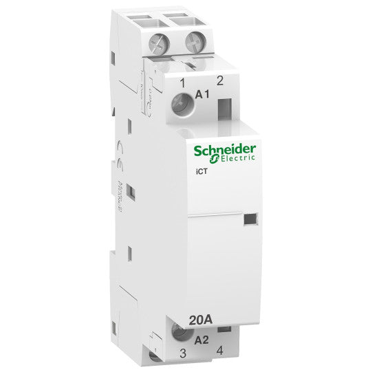 Schneider Electric Acti 9 iCT 20A 2NO 230...240V 50Hz contactor - A9C22722