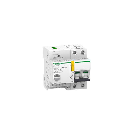 Schneider Electric Acti9 Reflex iC60N Ti24 25 A 2P curve C integrated control MCB - A9C62225