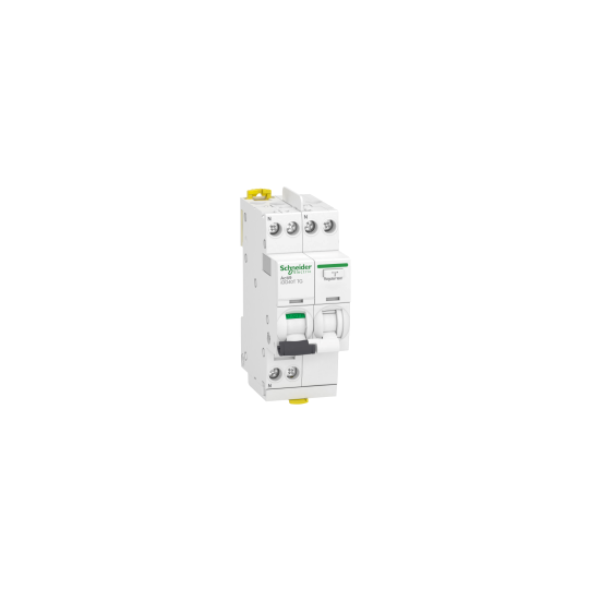 Schneider Electric Acti9 Acti9 iDD40T TG - RCBO - 1P+N - 32 A - C Curve - 4500A/6kA - 30mA - type A-SI - A9DX2632