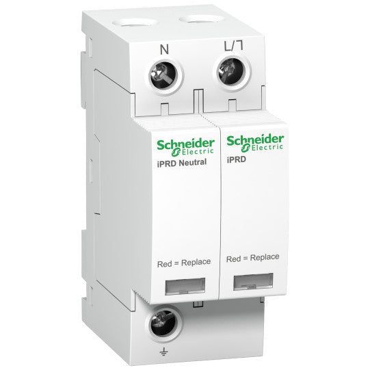 Schneider Electric Acti 9 iPRD40r modular surge arrester - 1P + N - 350V - with remote transfert - A9L40501