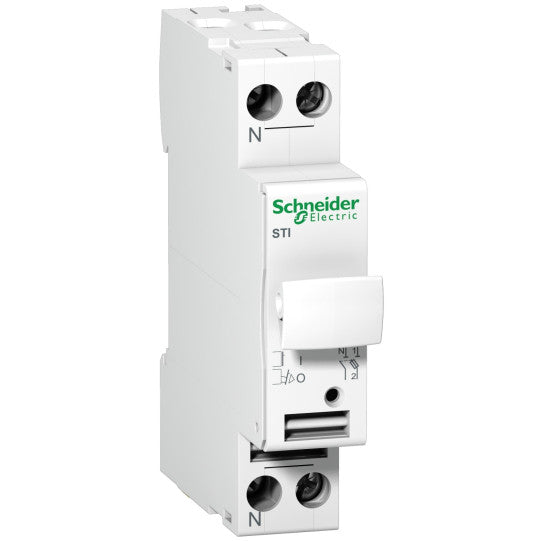 Schneider Electric Acti 9 Acti9 - fuse-disconnector STI - 1 pole + N - 25 A - for fuse 10.3 x 38 mm - A9N15646