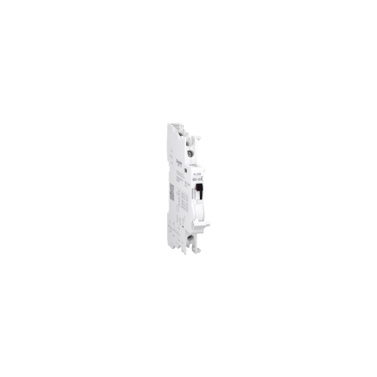 Schneider Electric Acti 9 Auxiliary contact, Acti9 A9N, OF/SD+OF, 2 C/O, 100mA to 6A, 24VAC to 415VAC, 24VDC to 130VDC, top and bottom connection - A9N26909