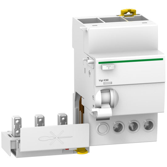 Schneider Electric Acti 9 Vigi iC60 - earth leakage add-on block - 3P - 25A - 30mA - SI type - A9Q31325