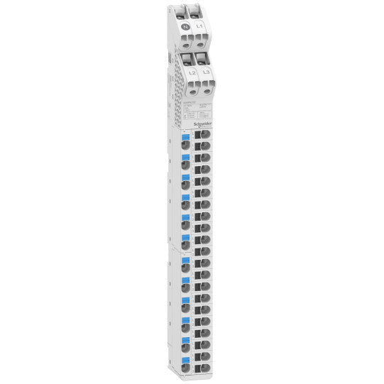 Schneider Electric Acti9 Vertical distribution block, Acti9 VDIS, 3P+N, 125A, 250/440VAC, 33 connection points - A9XPK707