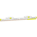 Schneider Electric Acti9 comb busbar, Acti9, 3P+N balanced, 9 mm pitch, 24 modules, 63 A - A9XPP724