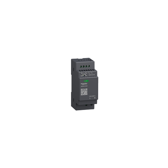 Schneider Electric SCHNEIDER Regulated Power Supply, 100-240V AC, 12V 2.1 A, single phase, Modular - ABLM1A12021