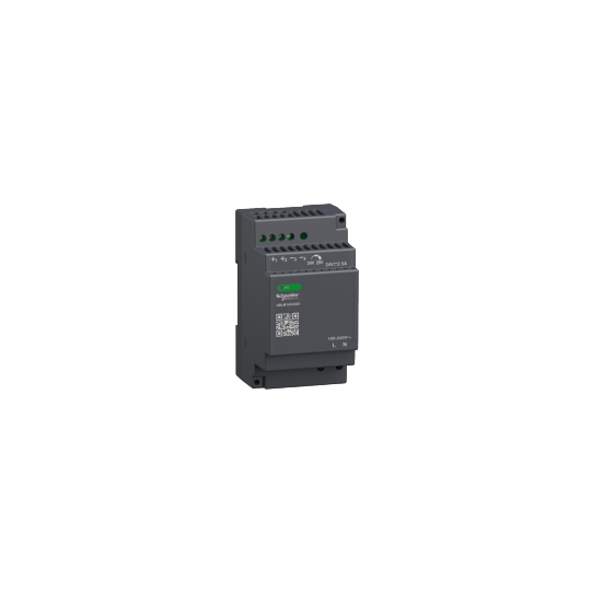 Schneider Electric SCHNEIDER Regulated Power Supply, 100-240V AC, 24V 2.5 A, single phase, Modular - ABLM1A24025