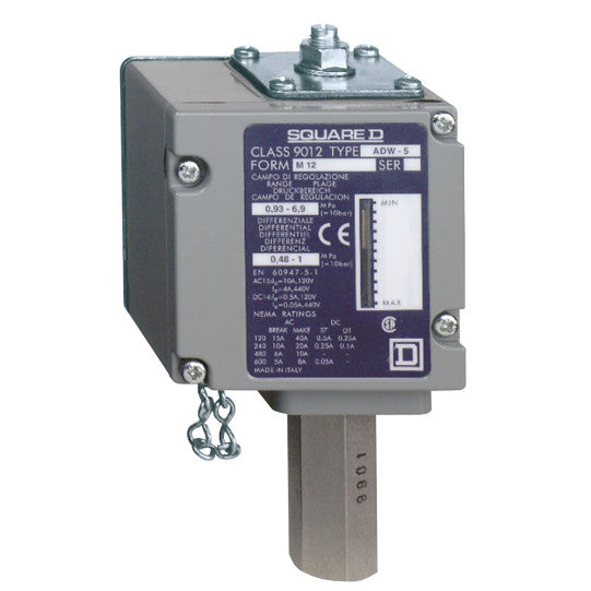Schneider Electric SCHNEIDER pressure switch ADW 210 bar - adjustable scale 2 thresholds - 1CO - ADW6M129012