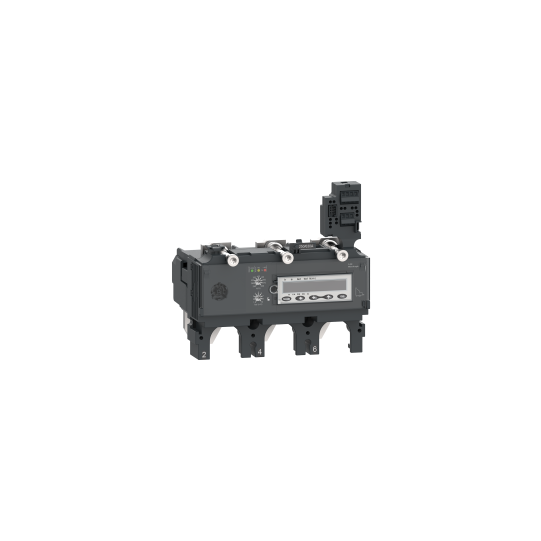 Schneider Electric ComPacT nouvelle génération trip unit MicroLogic 5.3 E for ComPacT NSX 400/630 circuit breakers, electronic, rating 400A, 3 poles 3d - C4035E400