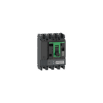 Schneider Electric ComPacT nouvelle génération circuit breaker ComPacT NSX400HB2, 100 kA at 690 VAC, MicroLogic 6.3 E trip unit 400 A, 4 poles 4d - C40W46E400