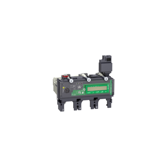 Schneider Electric ComPacT nouvelle génération trip unit MicroLogic 7.3 E for ComPacT NSX 630 circuit breakers, electronic, rating 570A, 3 poles 3d - C6337E570
