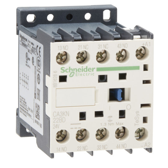 Schneider Electric TeSys TeSys K control relay - 2 NO + 2 NC - <= 690 V - 24 V DC standard coil - CA3KN22BD