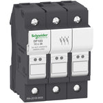 Schneider Electric TeSys Fuse carrier TeSys DF, 3P 32A, fuse size 10x38 mm - DF103