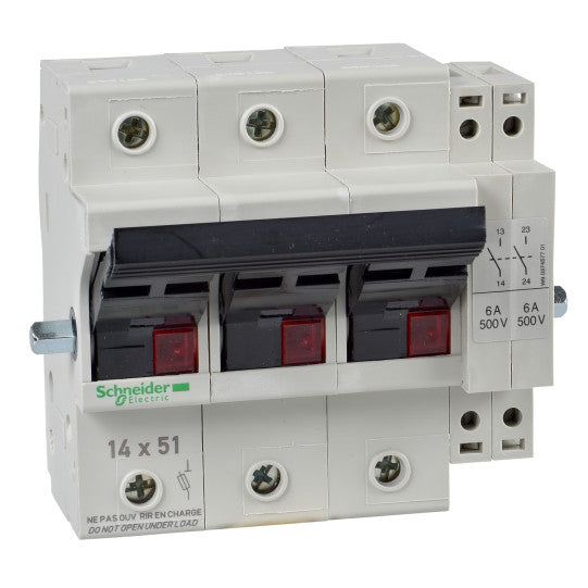 Schneider Electric TeSys TeSys fuse-disconnector - 3P - 50A - fuse size 14 x 51 mm - GK1EK