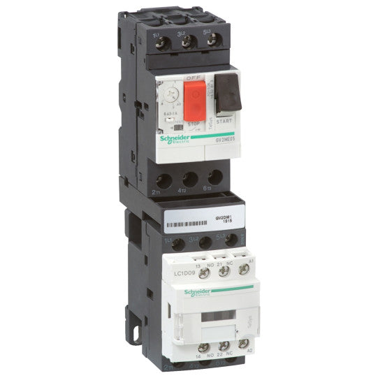 Schneider Electric SCHNEIDER DOL combination starter - TeSys GV2-DM - 2.5...4 A - 24 V DC - GV2DM108BD