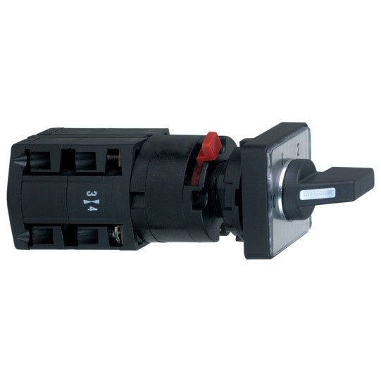 Schneider Electric SCHNEIDER cam stepping switch - 2-pole - 60° - 10 A - for Ø 16 or 22 mm - K10D012QCH