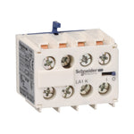 Schneider Electric TeSys TeSys K - Auxiliary contact block - 4 NO - screw-clamps terminals - LA1KN40