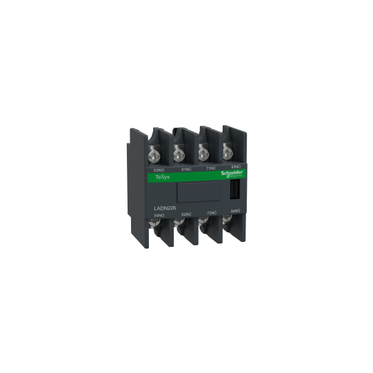 Schneider Electric TeSys TeSys D - bloc de contacts auxiliaires - 2F+2O - cosses à sertir - LADN226