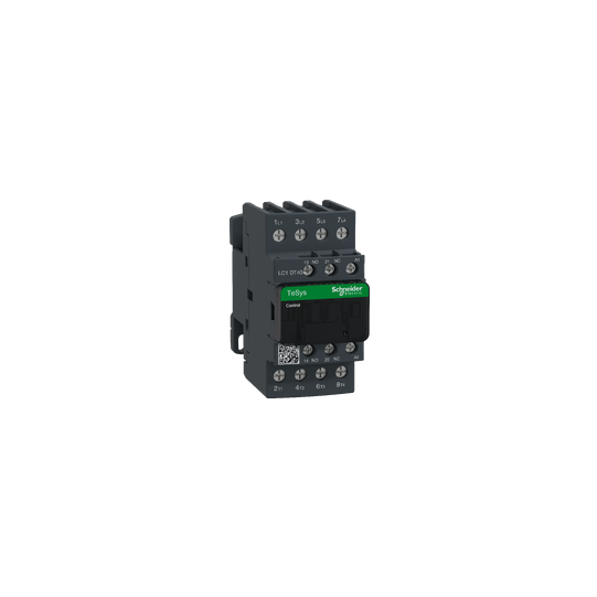 Schneider Electric TeSys TeSys D contactor - 4P(4 NO) - AC-1 - <= 440 V 40 A - 24 V AC 50/60 Hz coil - LC1DT40B7