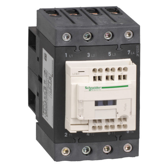 Schneider Electric TeSys TeSys D contactor - 4P(4 NO) - AC-1 - <= 440 V 80 A - 230 V AC 50/60 Hz coil - LC1DT80A3P7
