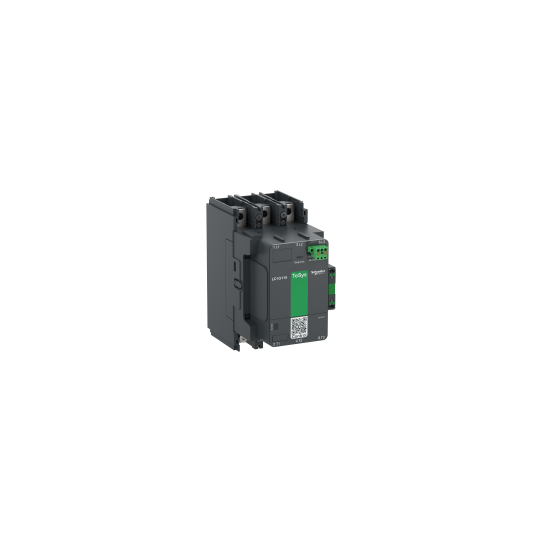 Schneider Electric TeSys High power contactor, TeSys Giga, 3 pole (3NO), AC-3 <=440V 185A, standard version, 100…250V wide band AC/DC coil - LC1G185KUEN