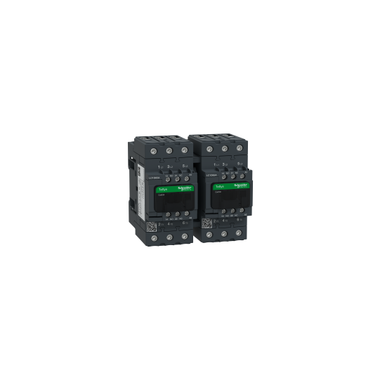 Schneider Electric TeSys TeSys D reversing contactor - 3P(3 NO) - AC-3 - <= 440 V 65 A - 24 V AC coil - LC2D65AB7
