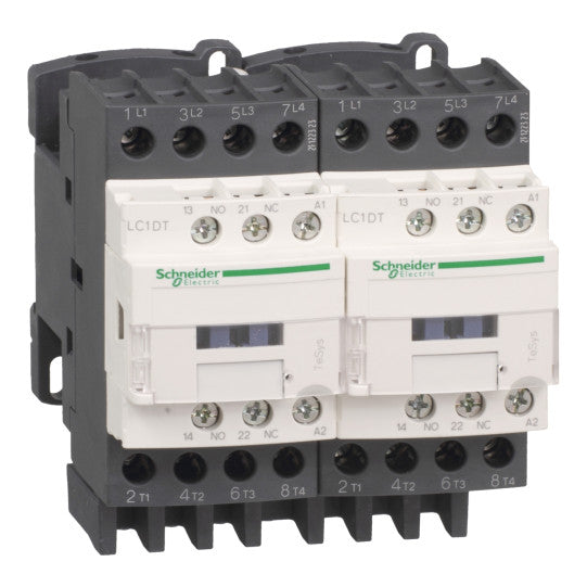 Schneider Electric TeSys TeSys D changeover contactor - 4P(4 NO) - AC-1 - <= 440 V 32 A - 48 V AC coil - LC2DT32E7