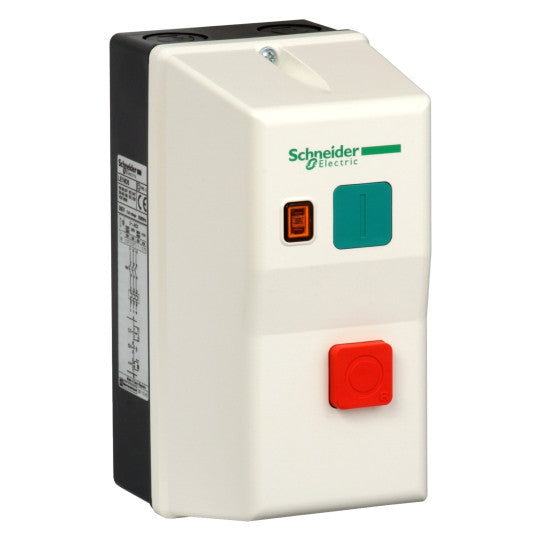 Schneider Electric TeSys TeSys LE - enclosed DOL starter - 8...11.5 A - 220 V AC coil - LE1M35M716