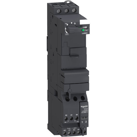 Schneider Electric TeSys Reversing power base, TeSys U, 3P, 32A/690V, coil 110-240V AC/DC - LU2B32FU