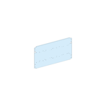 Schneider Electric PrismaSeT PrismaSeT G Active - Platine INF63 à 160-horiz/vert-Fixe-Cde rota. prol.-RAL9003 - LVS03114