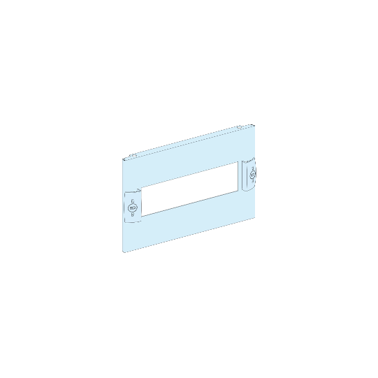 Schneider Electric PrismaSeT PrismaSeT G Active - Plastron modulaire découpé - 3M - L300-RAL9003 - LVS03213