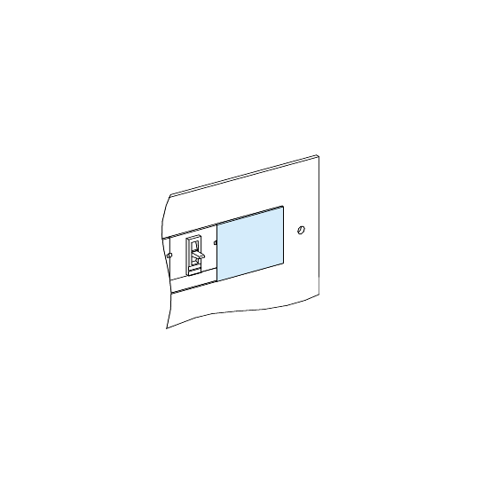 Schneider Electric PrismaSeT PrismaSeT G Active - Obturateur fractionnable pour NSX 100-250 - H:80mm L:147mm - LVS03249