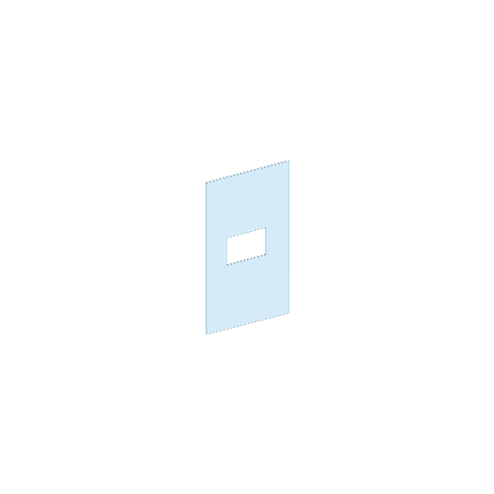Schneider Electric PrismaSeT PrismaSeT G Active - Plastron NSX630 -L300-vertical-fixe-Cde maneton - LVS03298
