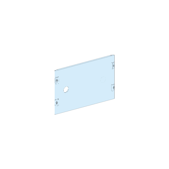 Schneider Electric PrismaSeT PrismaSeT G Active - Plastron INF32à160 3P4P-5M-L600-vertical-fixe-Cde rotative - LVS03315
