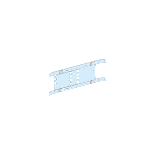 Schneider Electric PrismaSeT PrismaSeT P Active - Platine NSX100-250 - fixe - 4P horiz. - Cde maneton - L650 - LVS03412